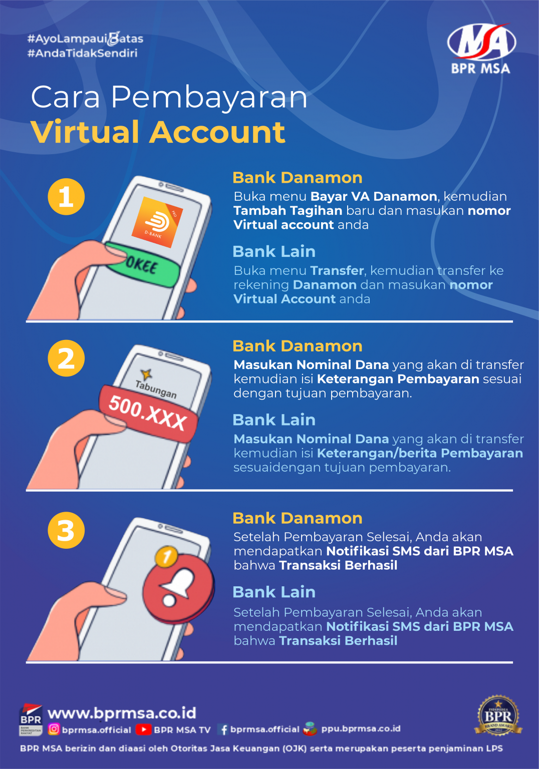 Pembayaran Dengan Virtual Account BANK MSA